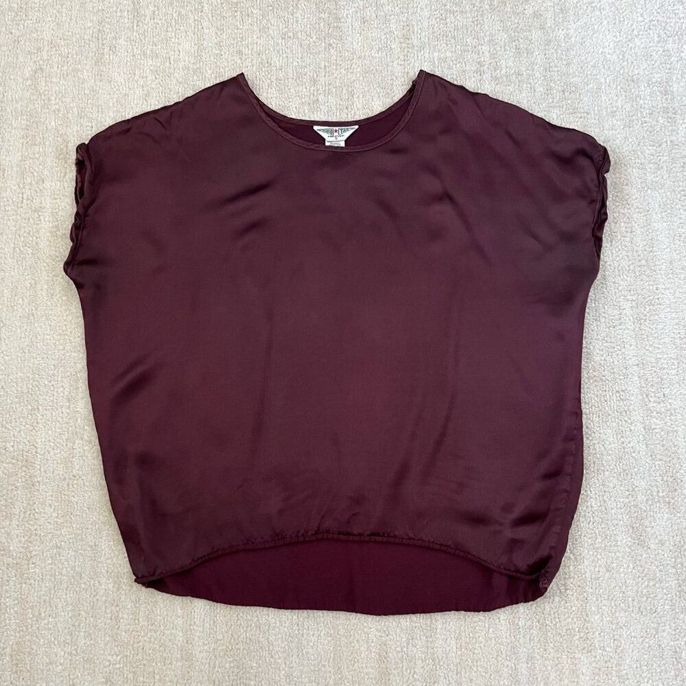 Hard Tail Flowy Hilo Oversized Blouse Top S